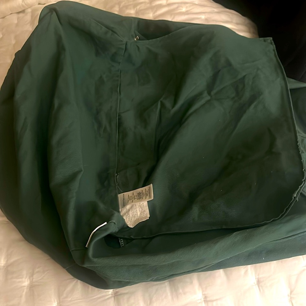 Dark green pottery barn kids anywhere chair slip cover - like new condition